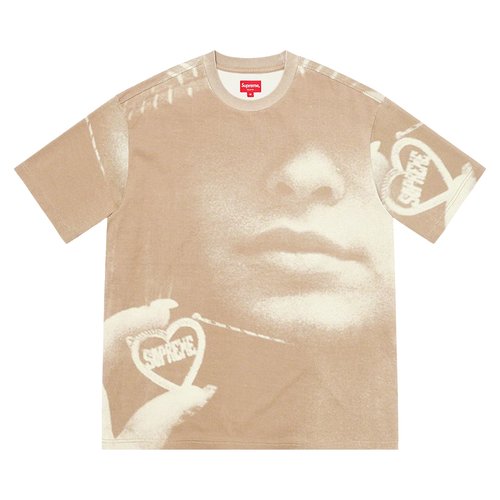 Supreme Kim Necklace Short-Sleeve Top - SS21KN61 TAN