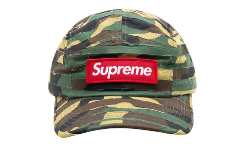 Supreme Layered Camo Camp Cap 'Woodland Camo' | Solesense