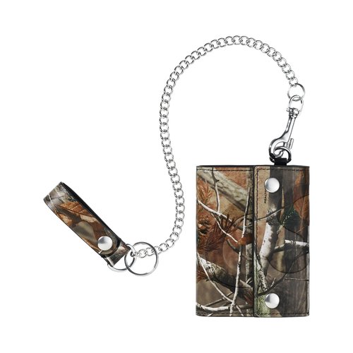 Supreme Leather Chain Wallet - FW25B13 REALTREE AP CAMO