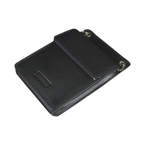 Supreme Leather ID Holder and Wallet - FW18A30 BLACK