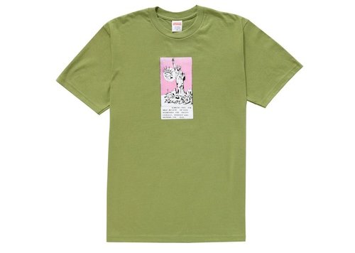 Supreme Liberty Tee Shirt - Moss