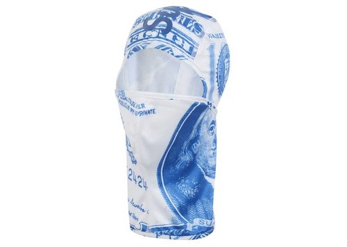 Supreme Lightweight Balaclava - White Money