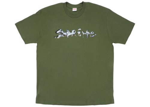 Supreme Liquid Tee Shirt - Olive