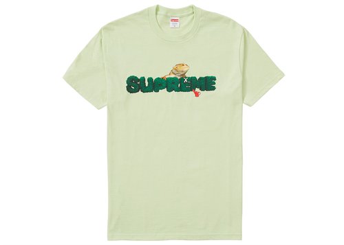 Supreme Lizard Tee Shirt - Pale Mint