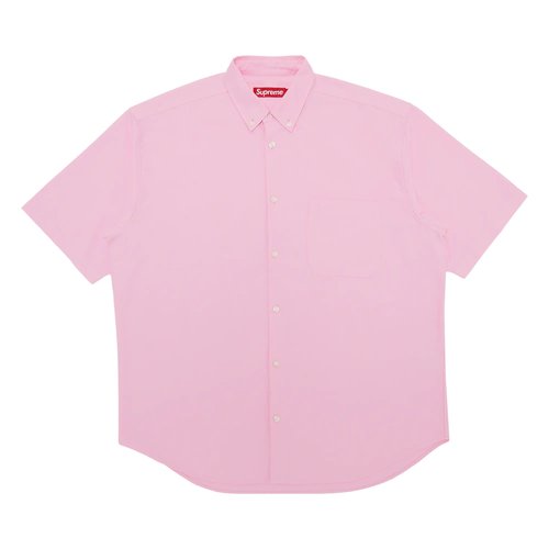 Supreme Loose Fit Short-Sleeve Oxford Shirt - SS24S3 PINK