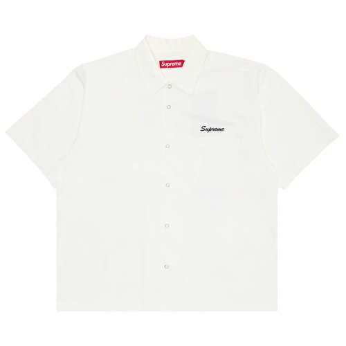 Supreme Margaret Keane Teardrop Short-Sleeve Work Shirt - SS24S18 WHITE