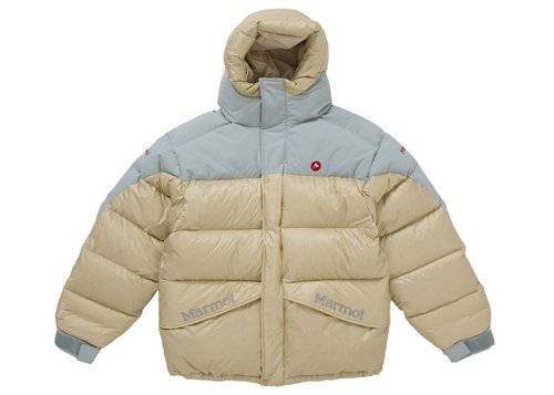 Supreme Marmot 800Fill Down Parka Jacket - Tan
