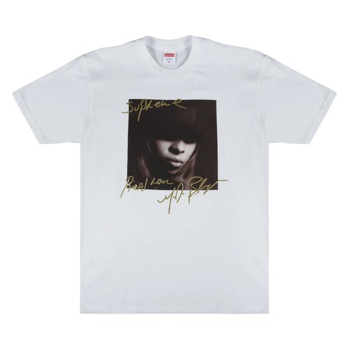 Supreme Mary J. Blige T-Shirt - White - SUP-FW19-230