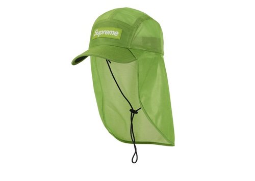 Supreme Mesh Sunshield Camp Cap - Lime