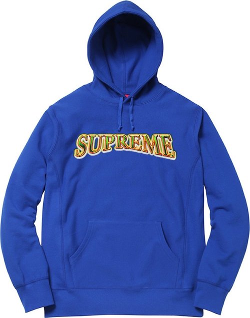 Supreme Metallic Arc Hooded Sweatshirt - Royal