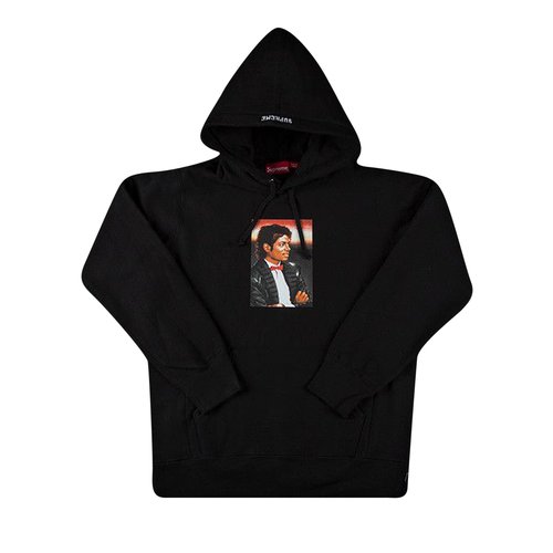 Supreme Michael Jackson Dangerous Zip Up Hooded Sweatshirt 'Black