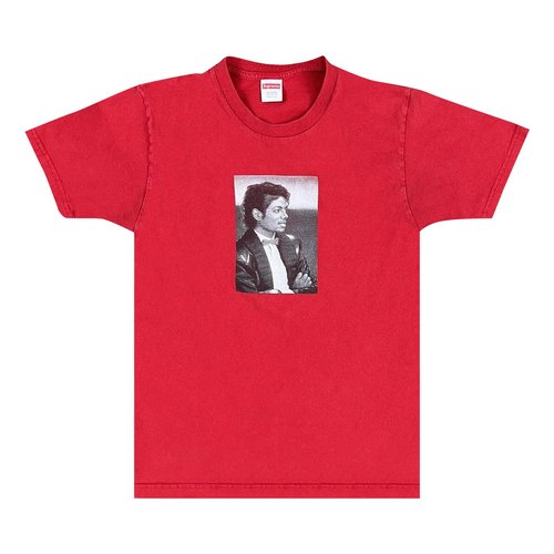Supreme Michael Jackson Portrait Tee - SS17T01101 RED