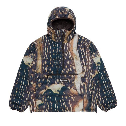 Supreme Micro Down Half Zip Hooded Pullover - FW23J71 DEER