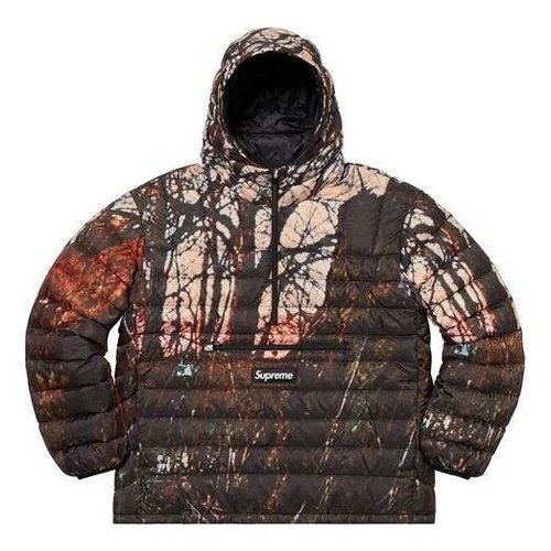 Supreme Micro Down Half Zip Hooded Pullover - Multi-Color - SUP-FW20-206