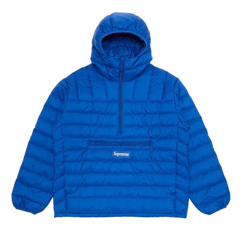 Supreme Micro Down Half Zip Hooded Pullover - FW23J71 ROYAL