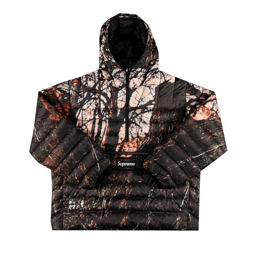 Supreme Micro Down Half Zip Hooded Pullover - FW20J36 WOODS