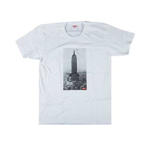 Supreme Mike Kelley The Empire State Building T-Shirt - FW18T38 WHITE