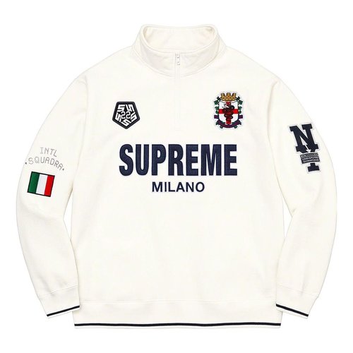 Supreme Milano ハーフジップ Supreme Milano Half Zip Pullover 'White' - FW22SW66 WHITE