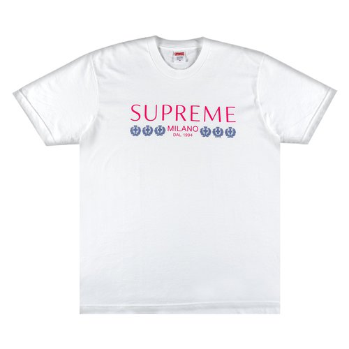 Supreme Milano Tee - SS21T43 WHITE
