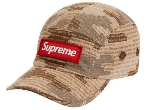 Supreme Military Camp Cap - Tan Camo