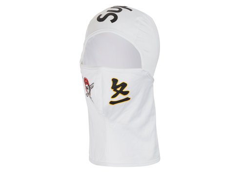 Supreme MLB Kanji Teams Pittsburgh Pirates Lightweight Balaclava - White