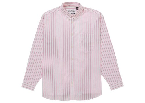 Supreme MM6 Maison Margiela Stripe Shirt - Pink