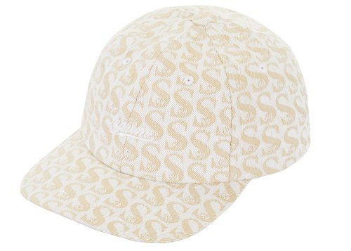 Supreme Monogram Denim 6Panel - Tan