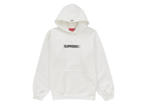 Supreme Motion Logo Hooded Sweatshirt SS23 - White