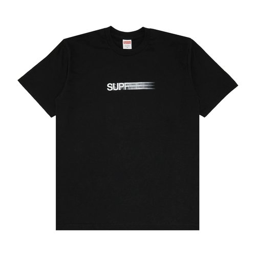 Supreme Motion Logo Tee - Black/White - SUP-SS23-273