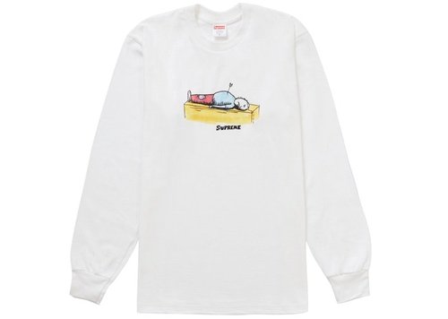 Supreme Neil Blender Arrow Long Sleeve Tee Shirt - White
