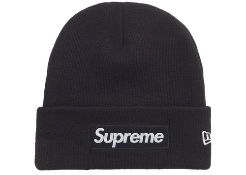 Supreme New Era Box Logo Beanie FW25 - Black