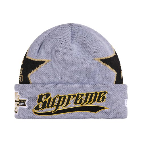 Supreme New Era Stars Beanie - SS26BN18 LAVENDER