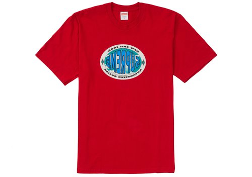 Supreme New Shit Tee Shirt - Red