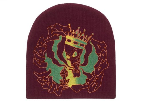 Supreme New World Order Beanie - Cardinal