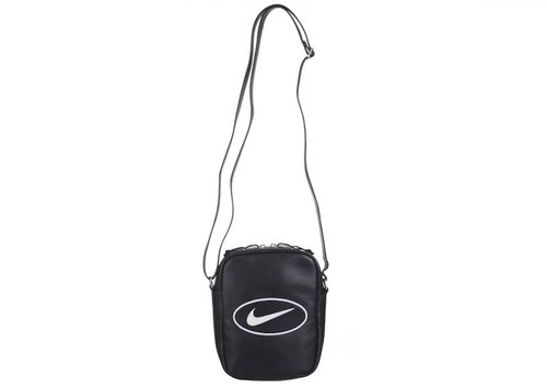 Supreme Nike Leather Shoulder Bag - Black