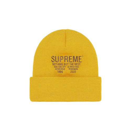 Supreme Nothing But Beanie - FW22BN73 MUSTARD