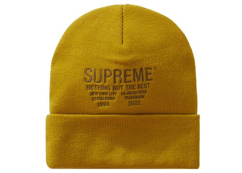 Supreme Nothing But Beanie - Mustard