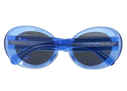 Supreme Number ine Sunglasses - Blue