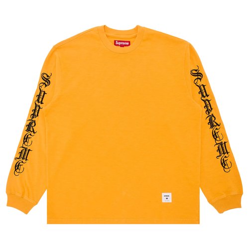 Old English R Yellow Supreme Old English Long-Sleeve Top 'Yellow' - FW24KN32 YELLOW | Solesense