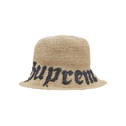 Supreme Old English Straw Crusher - SS23BN14 NATURAL