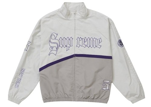 Supreme Old English Track Jacket - White