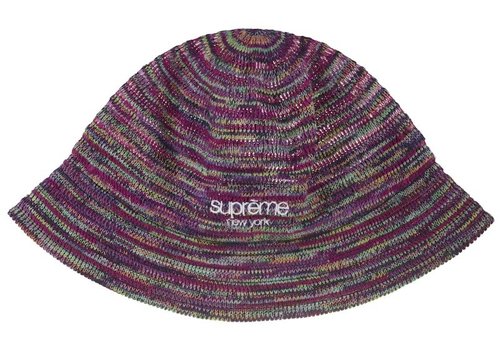 Supreme Open Knit Crusher Hat 'Multicolor' | Solesense
