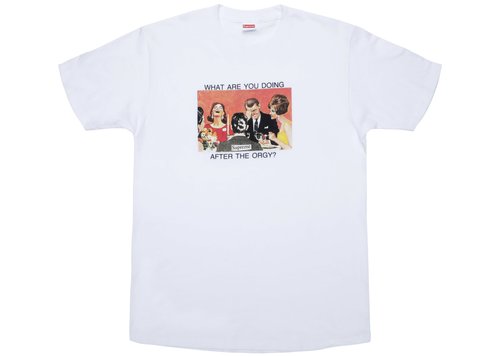 Supreme Orgy Tee Shirt - White