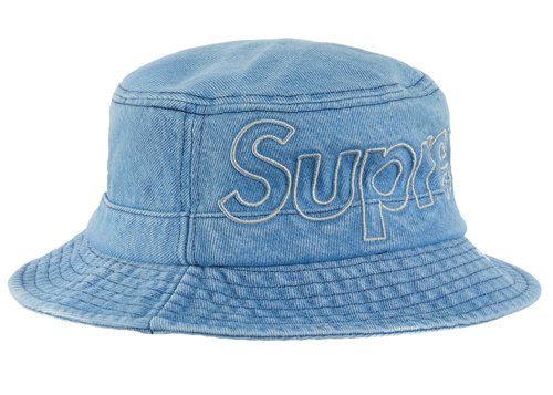 Supreme Outline Crusher Denim ハット S/M Supreme Outline Crusher Hat 'Denim' | Solesense