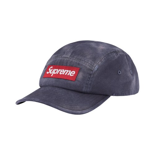 Supreme Overdyed Camp Cap - SS26H92 NAVY