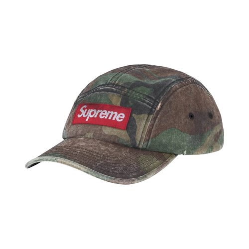 Supreme Overdyed Camp Cap - SS26H92 WOODLAND CAMO