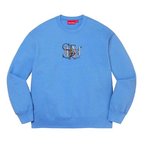 Supreme Overlap Crewneck - Blue/Black - SUP-SS22-062
