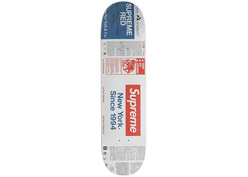 Supreme Paint Skateboard Deck White - Multicolor
