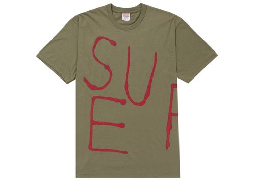 Supreme Painted Tee Shirt SS25 - Olive