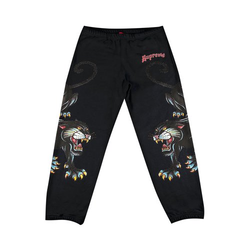 Supreme Panther Sweatpant - SS21P78 BLACK